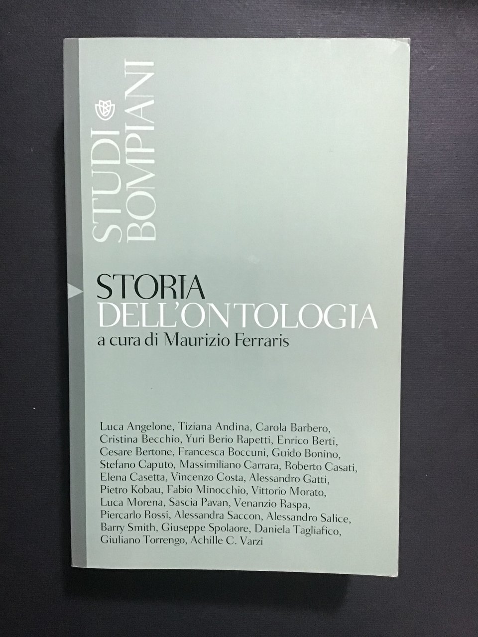 STORIA DELL'ONTOLOGIA