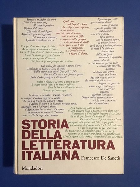 STORIA DELLA LETTERATURA ITALIANA