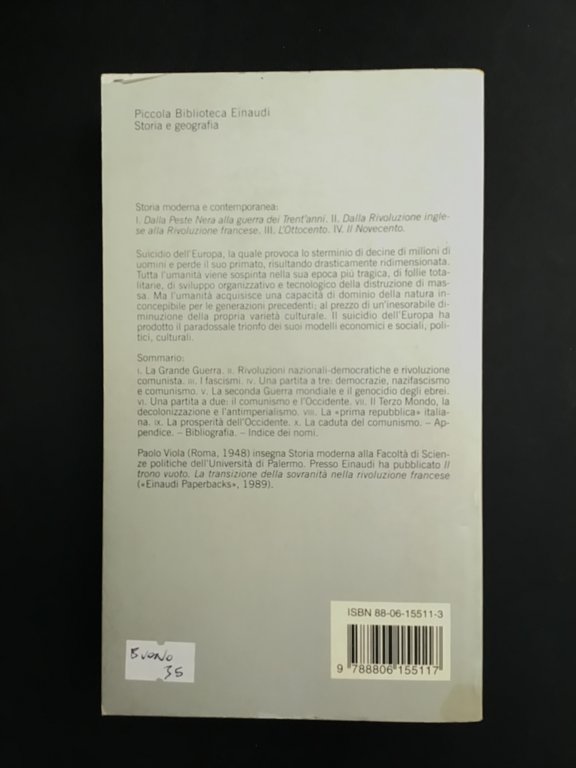 STORIA MODERNA E CONTEMPORANEA - VOL. IV - IL NOVECENTO