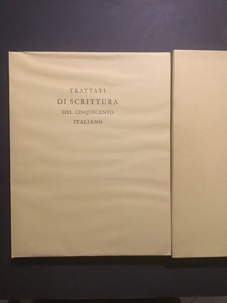 TRATTATI DI SCRITTURA DEL CINQUECENTO ITALIANO