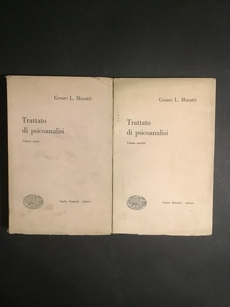 TRATTATO DI PSICOANALISI - VOL. I, II