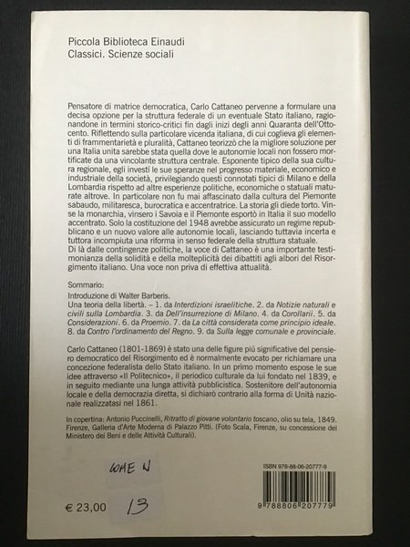 UNA TEORIA DELLA LIBERTA'. SCRITTI POLITICI E FEDERALISTI