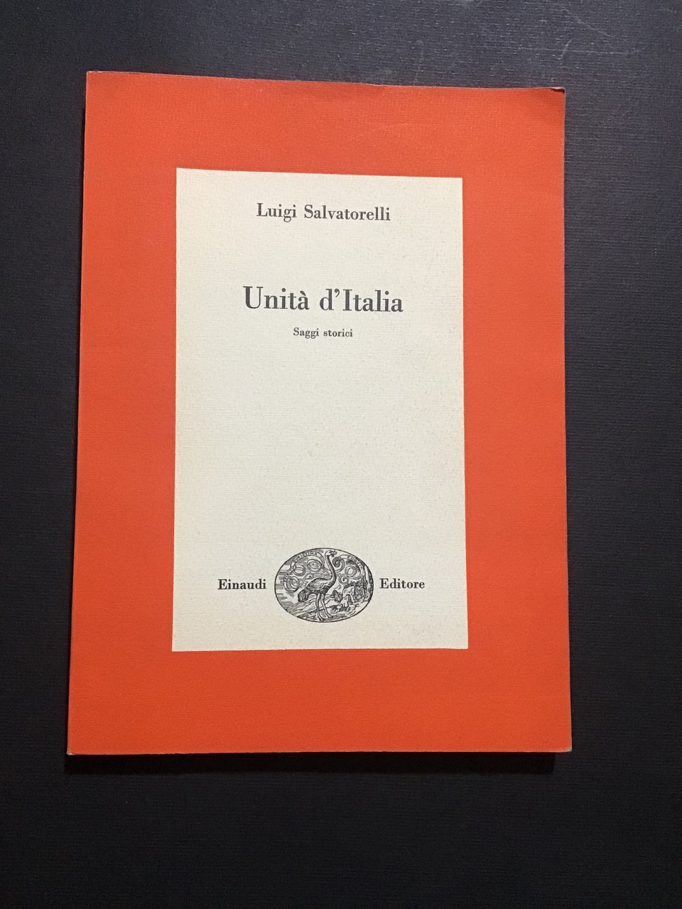UNITA' D'ITALIA. SAGGI STORICI | Immagine principale
