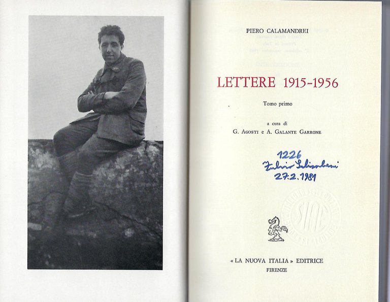 "Lettere 1915-1956"