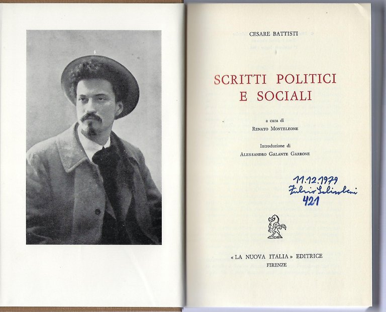 "Scritti politici e sociali"
