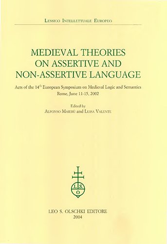 Medieval Theories on Assertive and Non-Assertive Language. Acts of the …