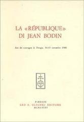 «République» (La) di Jean Bodin.