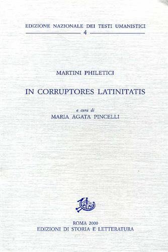 In corruptores latinitatis.