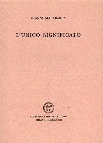 L'unico significato.