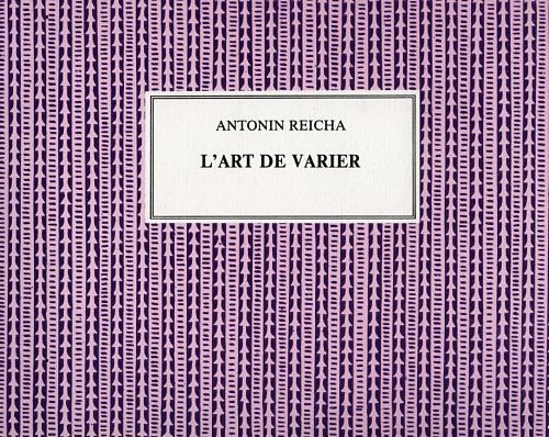 L'Art de varier.