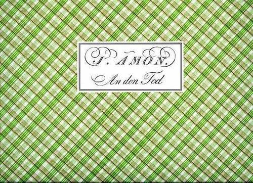 An Den Tod mit Begleitung einer obligaten Floete und Piano-Forte …