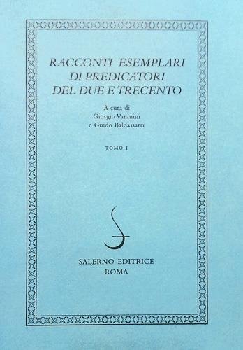 Racconti esemplari di predicatori del Due e Trecento. | Immagine principale
