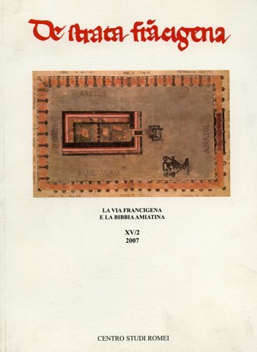 La via Francigena e la Bibbia Amiatina. Contiene saggi di Renato Stopani (Il pellegrinaggio degli angli a Roma nei secoli VII e VIII e la nascita della Via Francigena), di Sabina Magrini (La Bibbia Amiatina tra leggenda e storia), di Fabrizio Vanni (Una semplice copia “more romano”. Iroscoti, angli, franchi e romani alle origini della Bibbia Amiatina), di Melania Ceccanti (Figura senza figure. Il tabernacolo di Mosè nella Bibbia Amiatina).