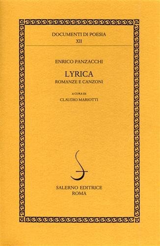 Lyrica. Romanze e canzoni.