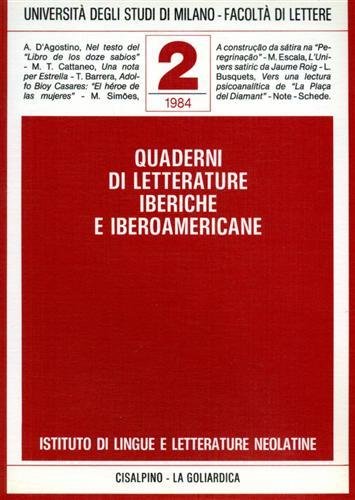 Quaderni di Letterature Iberiche e Iberoamericane. Vol.II.