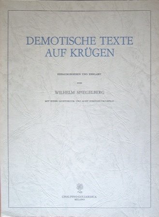 Demotische Texte auf Kruegen.