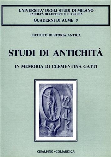 Studi di antichità in memoria di Clementina Gatti.