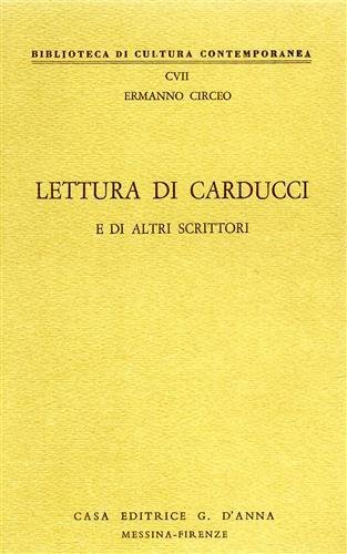 Lettura di Carducci e di altri scrittori.