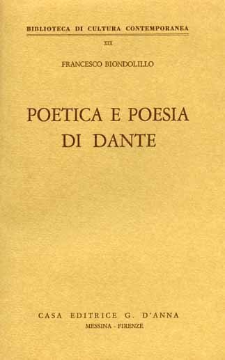 Poetica e poesia di Dante.