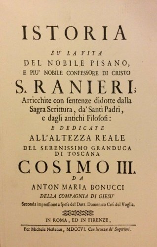 Istoria su la vita del nobile pisano e più nobile …
