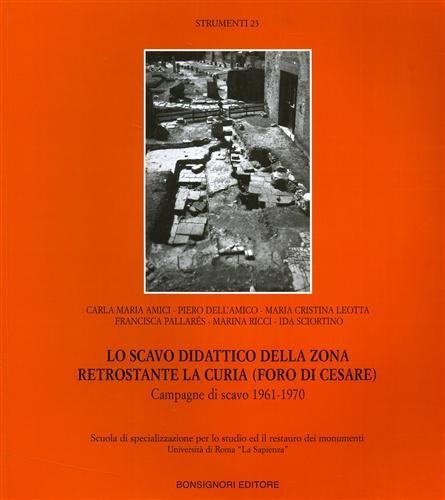 Lo scavo didattico della zona retrostante la Curia (Foro di …