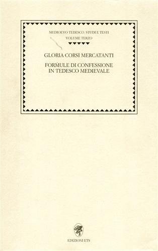 Formule di confessione in tedesco medievale.