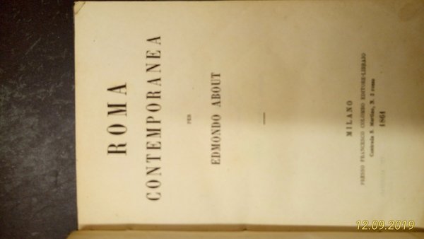 Roma contemporanea.