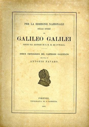 Per la Edizione Nazionale delle Opere di Galileo Galilei sotto …