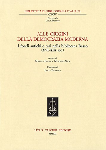 Alle origini della democrazia moderna. I fondi antichi e rari … | Immagine principale