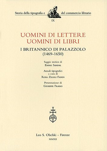 Uomini di lettere, uomini di libri. I Britannico di Palazzolo …