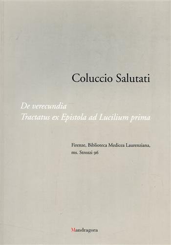 De verecundia. Tractatus ex Epistola ad Lucilium prima.