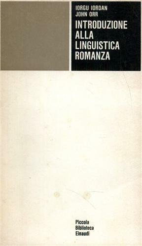 Introduzione alla linguistica romanza.