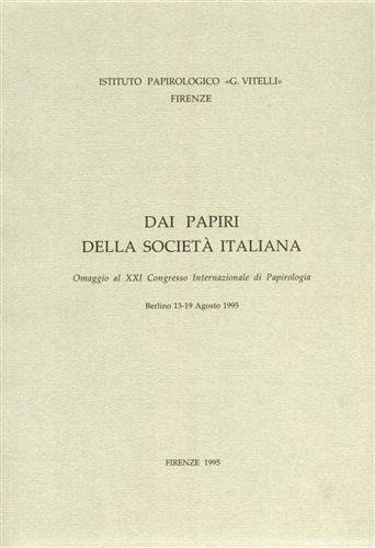 Dai papiri della Società Italiana.