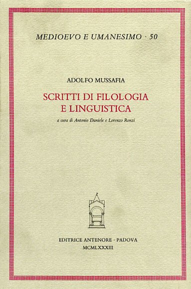 Scritti di filologia e linguistica.