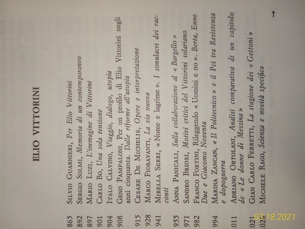 Elio Vittorini.