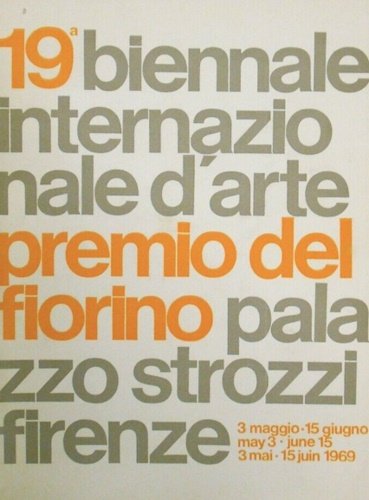 19° Biennale Internazionale d'Arte Premio del Fiorino.