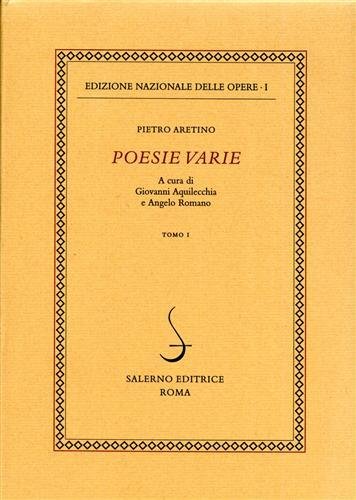 Poesie varie. Tomo I.