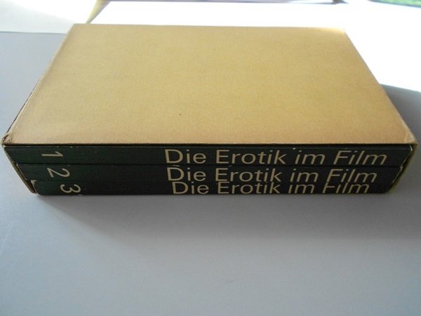 Die Erotik im Film. Vollillustrierte Taschenbuchausgabe in drei Bänden.