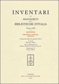 Inventari dei manoscritti delle biblioteche d'Italia. Vol. 113. Mantova (Biblioteca …