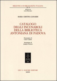 Catalogo degli incunaboli della Biblioteca Antoniana di Padova.
