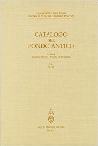 Fondazione Luigi Firpo. Centro di studi sul pensiero politico. Catalogo …