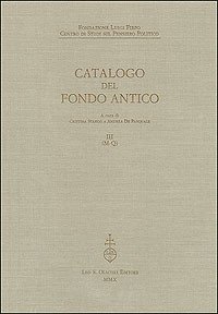 Fondazione Luigi Firpo. Centro di studi sul pensiero politico. Catalogo …