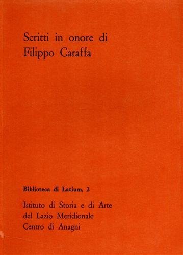 Scritti in onore di Filippo Caraffa.