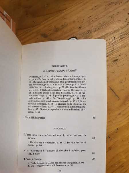 Il punto su: De Sanctis.