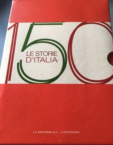 150 le storie d'Italia. DVD 1:Andrea Camilleri. I Mille, la Sicilia, l’Unità. DVD 2:Carlo Lucarelli. Adua: la sconfitta di un’utopia. DVD 3:Melania Mazzucco. Emigranti: la ricerca della felicità. DVD 4:Alessandro Baricco. Caporetto: il racconto di un’infamia. DVD 5: Dacia Maraini. La vergogna delle leggi razziali. DVD 6:Sandro Veronesi. Gli italiani invisibili del boom economico. DVD 7:Giancarlo De Cataldo. Il terrorismo e il caso Moro: un Paese interrotto. DVD 8:Francesco Piccolo. La televisione che ci ha cambiati.