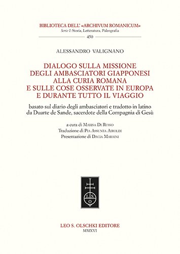 Dialogo sulla missione degli ambasciatori giapponesi alla curia romana e …