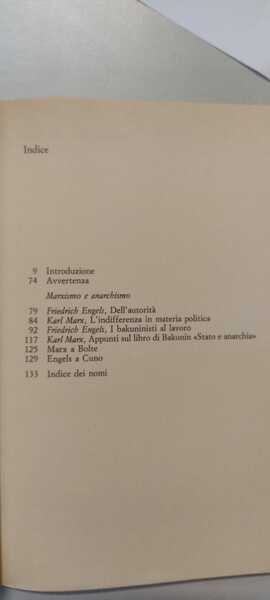 Marxismo e anarchismo.