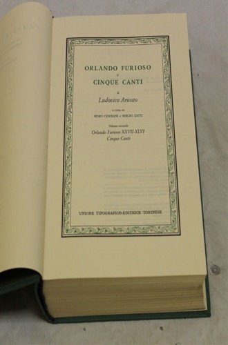 Orlando Furioso e cinque canti.