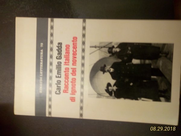 Racconto italiano di ignoto del novecento. (Cahier d'études).