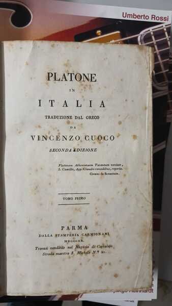 Platone in Italia.